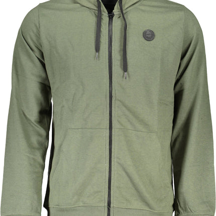 GIAN MARCO VENTURI Sweatshirt Herren mit Reißverschluss – Grün für Frühjahr/Sommer