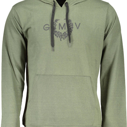 Gian Marco Venturi Sweatshirt Herren Grün – Kapuzenpullover aus Baumwolle für Freizeit