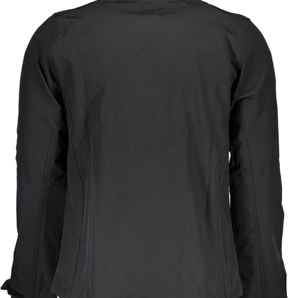 GIAN MARCO VENTURI Herren-Sportjacke Schwarz – Softshell mit Reißverschluss für Frühjahr/Sommer