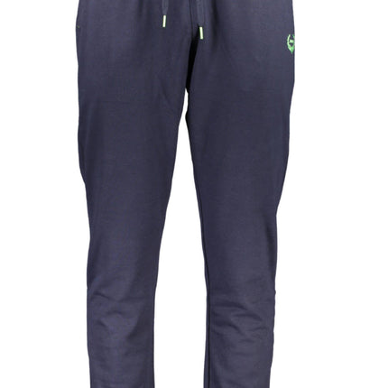 Gian Marco Venturi Jogginghose Herren – Blaue Sporthose mit elastischem Bund