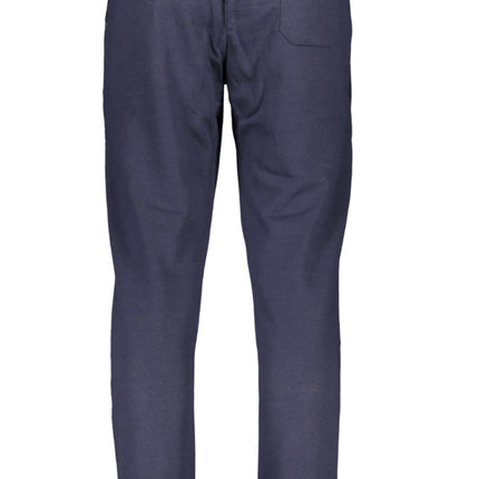 Gian Marco Venturi Jogginghose Herren – Blaue Sporthose mit elastischem Bund