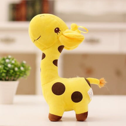 SEO. Giraffe Kuscheltier - 18 cm Plüschtier süßes weiches Stofftier - Linkreich