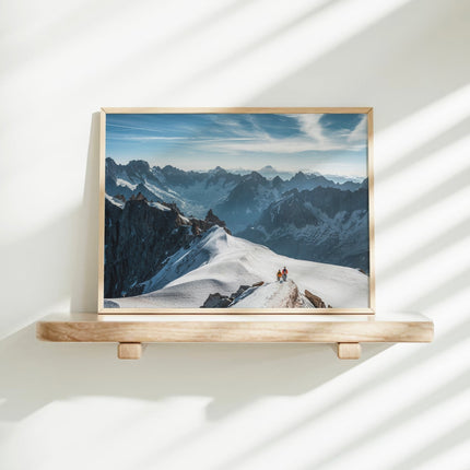 Midi Arête Wall Art – Chamonix, French Alps Landscape Print