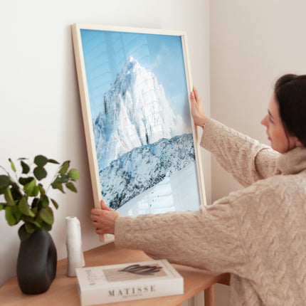 Three Ski Tourers in Chamonix - Alpine Wall Art
