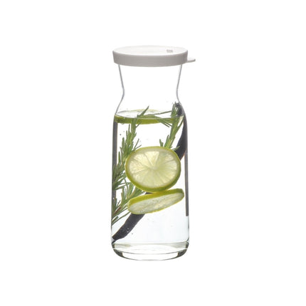 Glaskaraffe mit Deckel 700 ml, transparent, LAV Fonte Serie für Getränke