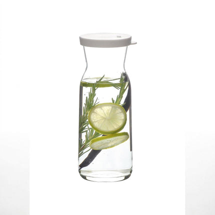 Glaskaraffe mit Deckel 700 ml, transparent, LAV Fonte Serie für Getränke