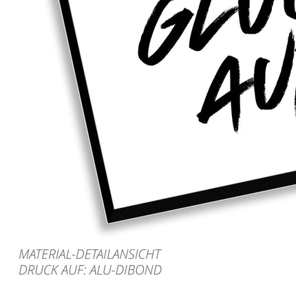 SEO. „Glück Auf“ – Retro Poster mit Geschichte & Herz - Poster (230 g/m²) Linkreich