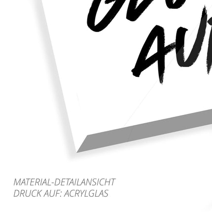 SEO. „Glück Auf“ – Retro Poster mit Geschichte & Herz - Poster (230 g/m²) Linkreich