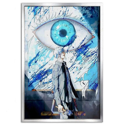 Gojo's Blue Eyes - Jujutsu Kaisen - Anime Leinwandbild (Canvas) kaufen bei Linkreich – Jetzt entdecken!