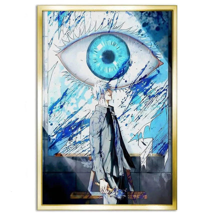 Gojo's Blue Eyes - Jujutsu Kaisen - Anime Leinwandbild (Canvas) kaufen bei Linkreich – Jetzt entdecken!