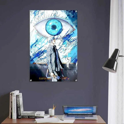 Gojo's Blue Eyes - Jujutsu Kaisen - Anime Leinwandbild (Canvas) kaufen bei Linkreich – Jetzt entdecken!