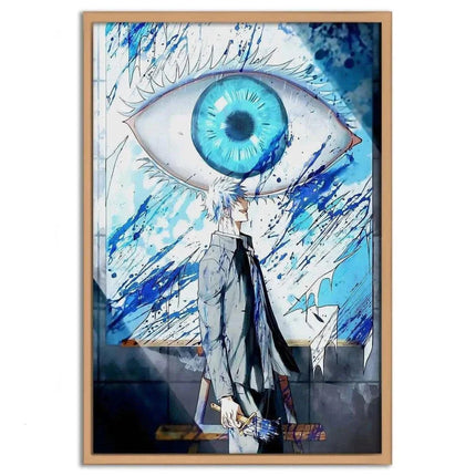 Gojo's Blue Eyes - Jujutsu Kaisen - Anime Leinwandbild (Canvas) kaufen bei Linkreich – Jetzt entdecken!