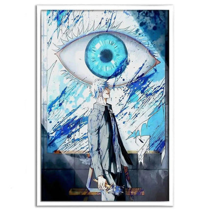 Gojo's Blue Eyes - Jujutsu Kaisen - Anime Leinwandbild (Canvas) kaufen bei Linkreich – Jetzt entdecken!