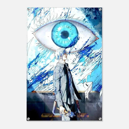 Gojo's Blue Eyes - Jujutsu Kaisen - Anime Leinwandbild (Canvas) kaufen bei Linkreich – Jetzt entdecken!