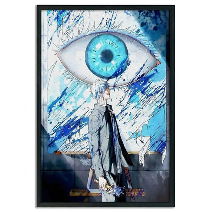 Gojo's Blue Eyes - Jujutsu Kaisen - Anime Leinwandbild (Canvas) kaufen bei Linkreich – Jetzt entdecken!