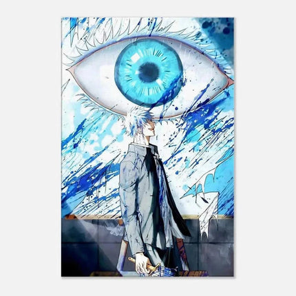 Gojo's Blue Eyes - Jujutsu Kaisen - Anime Leinwandbild (Canvas) kaufen bei Linkreich – Jetzt entdecken!