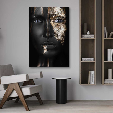 Golden Face I - Leinwandbild Luxuriös (Canvas) kaufen bei Linkreich – Jetzt entdecken!