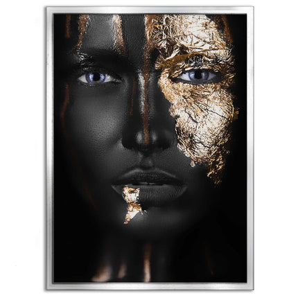 Golden Face I - Leinwandbild Luxuriös (Canvas) kaufen bei Linkreich – Jetzt entdecken!