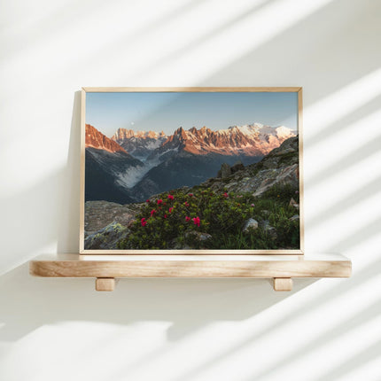 Mont Blanc Massif Wall Art Print - Chamonix Print
