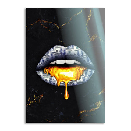 Golden Kiss - Leinwandbild Luxuriös (Canvas) kaufen bei Linkreich – Jetzt entdecken!