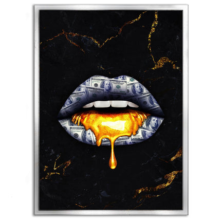 Golden Kiss - Leinwandbild Luxuriös (Canvas) kaufen bei Linkreich – Jetzt entdecken!