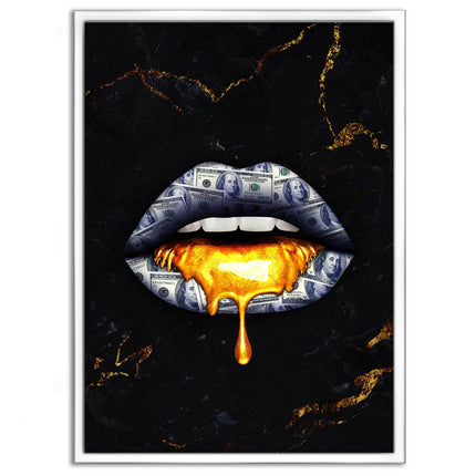 Golden Kiss - Leinwandbild Luxuriös (Canvas) kaufen bei Linkreich – Jetzt entdecken!