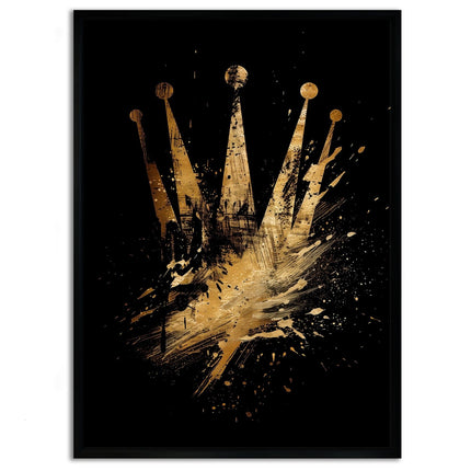 Golden Rolex - Leinwandbild Pop Art / Luxuriös (Canvas) kaufen bei Linkreich – Jetzt entdecken!