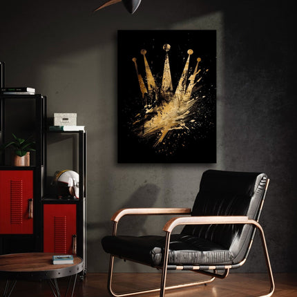 Golden Rolex - Leinwandbild Pop Art / Luxuriös (Canvas) kaufen bei Linkreich – Jetzt entdecken!