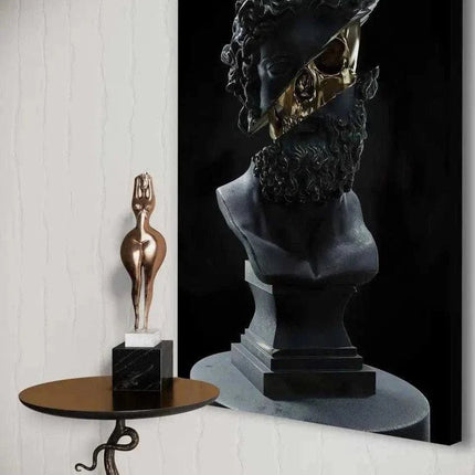 Golden Skull - Leinwandbild Luxuriös (Canvas) kaufen bei Linkreich – Jetzt entdecken!