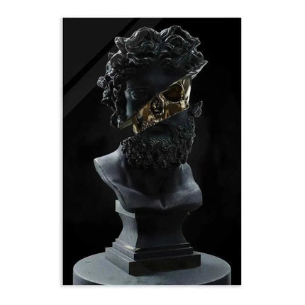 Golden Skull - Leinwandbild Luxuriös (Canvas) kaufen bei Linkreich – Jetzt entdecken!