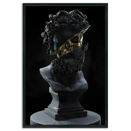 Golden Skull - Leinwandbild Luxuriös (Canvas) kaufen bei Linkreich – Jetzt entdecken!