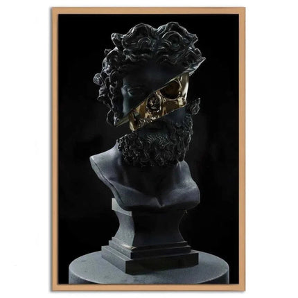 Golden Skull - Leinwandbild Luxuriös (Canvas) kaufen bei Linkreich – Jetzt entdecken!