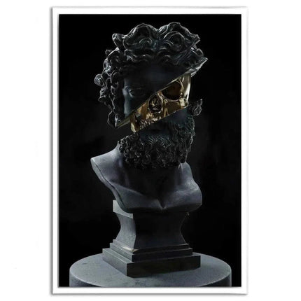 Golden Skull - Leinwandbild Luxuriös (Canvas) kaufen bei Linkreich – Jetzt entdecken!