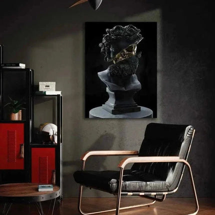 Golden Skull - Leinwandbild Luxuriös (Canvas) kaufen bei Linkreich – Jetzt entdecken!