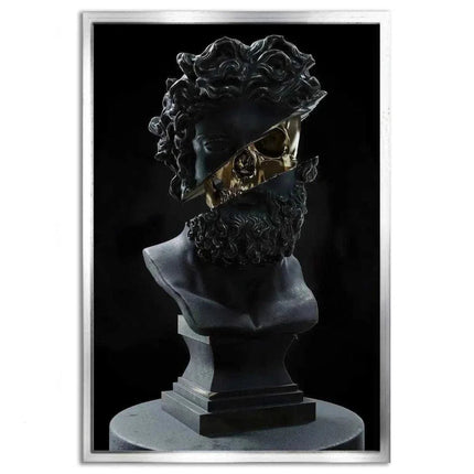 Golden Skull - Leinwandbild Luxuriös (Canvas) kaufen bei Linkreich – Jetzt entdecken!