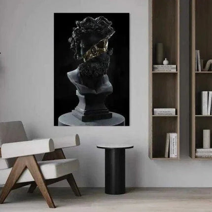 Golden Skull - Leinwandbild Luxuriös (Canvas) kaufen bei Linkreich – Jetzt entdecken!