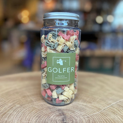SEO. Golfer Pasta 250g im PET Glas - Linkreich