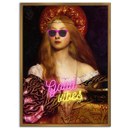Good Vibes - Leinwandbild Quotes (Canvas) kaufen bei Linkreich – Jetzt entdecken!