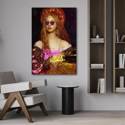 Good Vibes - Leinwandbild Quotes (Canvas) kaufen bei Linkreich – Jetzt entdecken!