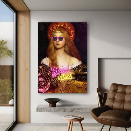 Good Vibes - Leinwandbild Quotes (Canvas) kaufen bei Linkreich – Jetzt entdecken!