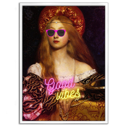 Good Vibes - Leinwandbild Quotes (Canvas) kaufen bei Linkreich – Jetzt entdecken!