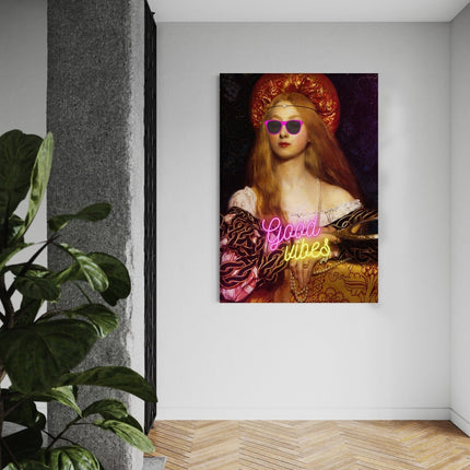 Good Vibes - Leinwandbild Quotes (Canvas) kaufen bei Linkreich – Jetzt entdecken!