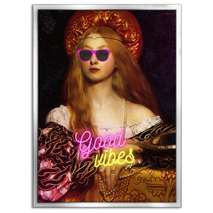 Good Vibes - Leinwandbild Quotes (Canvas) kaufen bei Linkreich – Jetzt entdecken!
