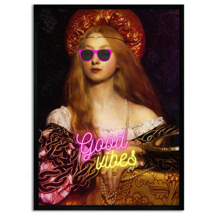 Good Vibes - Leinwandbild Quotes (Canvas) kaufen bei Linkreich – Jetzt entdecken!