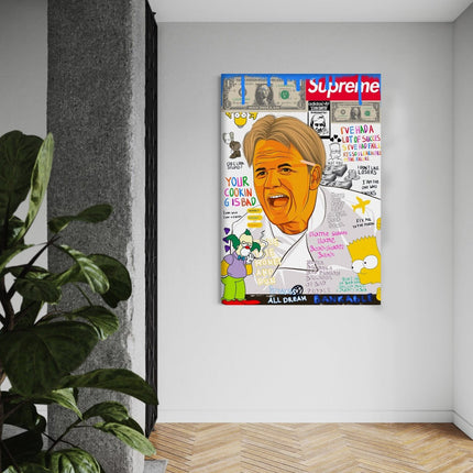 Gordon Ramsay - Leinwandbild Pop Art (Canvas) kaufen bei Linkreich – Jetzt entdecken!