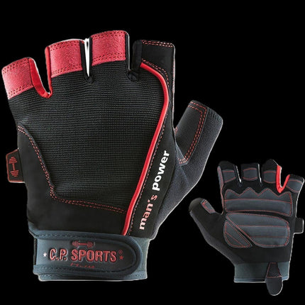 SEO. Gorilla Grip Handschuh / Fitness Handschuh - Blau oder Rot - C.P. Sports - F160 - Rot Linkreich