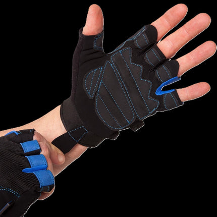 SEO. Gorilla Grip Handschuh / Fitness Handschuh - Blau oder Rot - C.P. Sports - F160 - Blau Linkreich