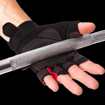 SEO. Gorilla Grip Handschuh / Fitness Handschuh - Blau oder Rot - C.P. Sports - F160 - Rot Linkreich