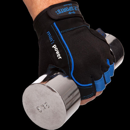 SEO. Gorilla Grip Handschuh / Fitness Handschuh - Blau oder Rot - C.P. Sports - F160 - Blau Linkreich