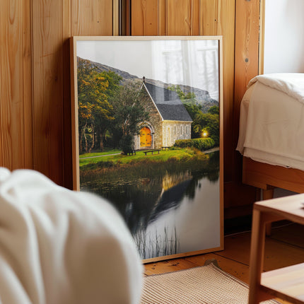 Gougane Barra Church Cork Wall Art Print – Irish Photography
